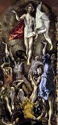GRECO, El The Resurrection oil painting on canvas